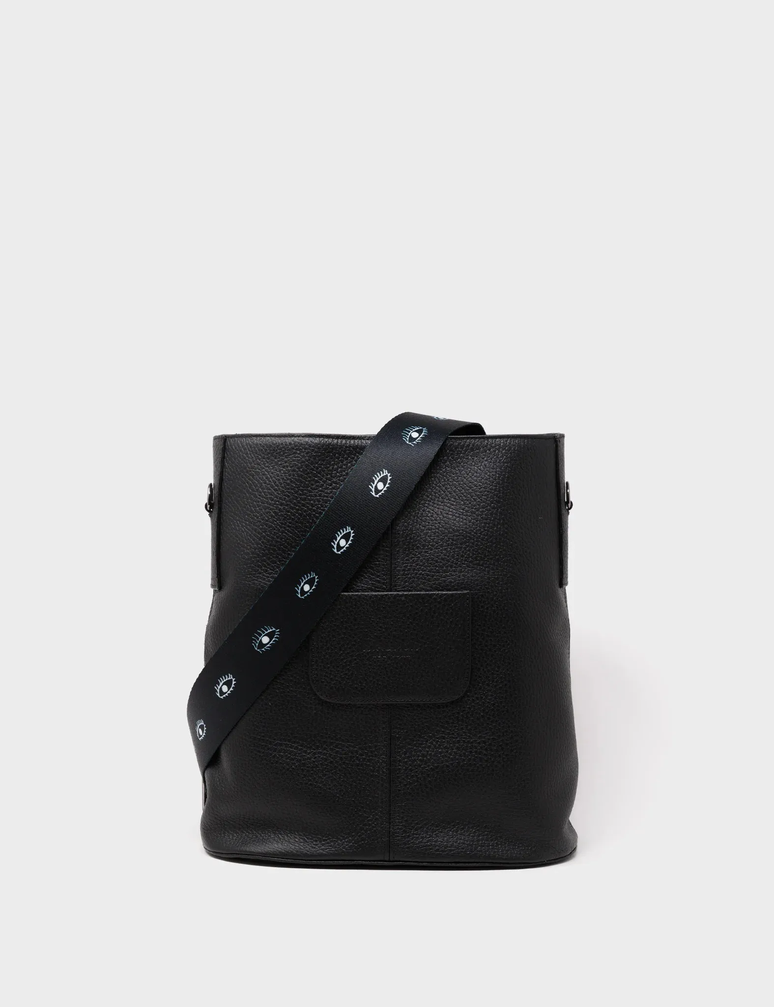 Vincent Black Leather Shoulder Bag - Studio O.C.T.O