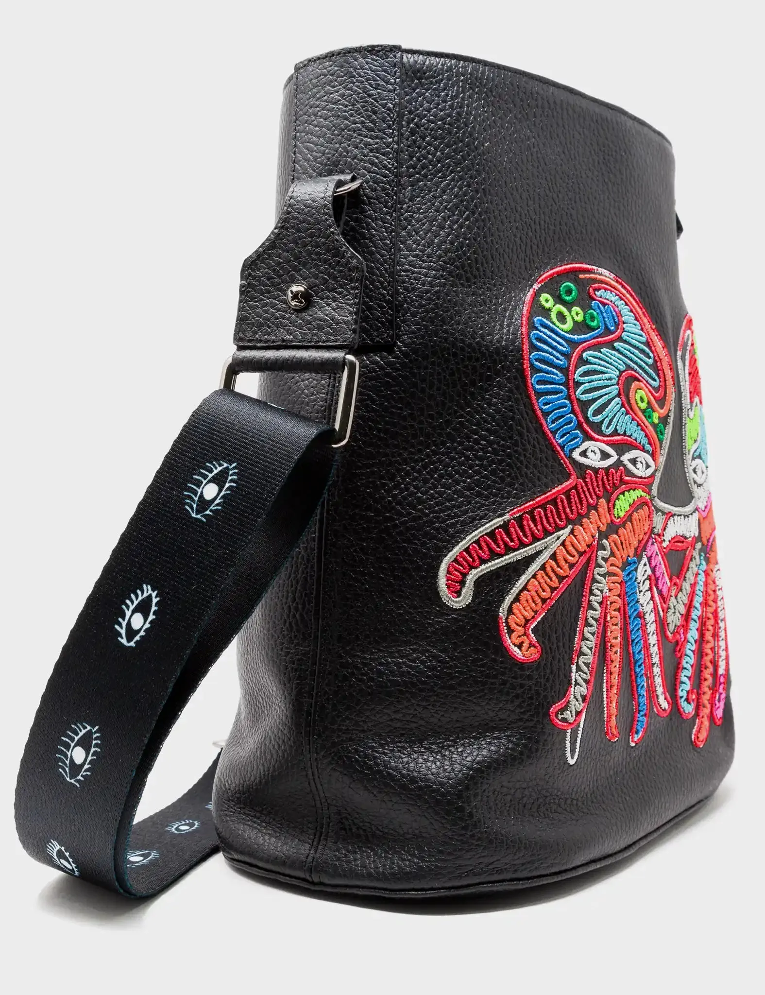 Vincent Black Leather Shoulder Bag - Studio O.C.T.O