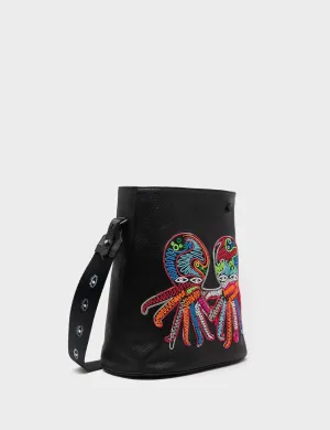 Vincent Black Leather Shoulder Bag - Studio O.C.T.O