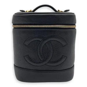 Vintage Bucket Bag Small Black in Caviar Leather, Gold hardware