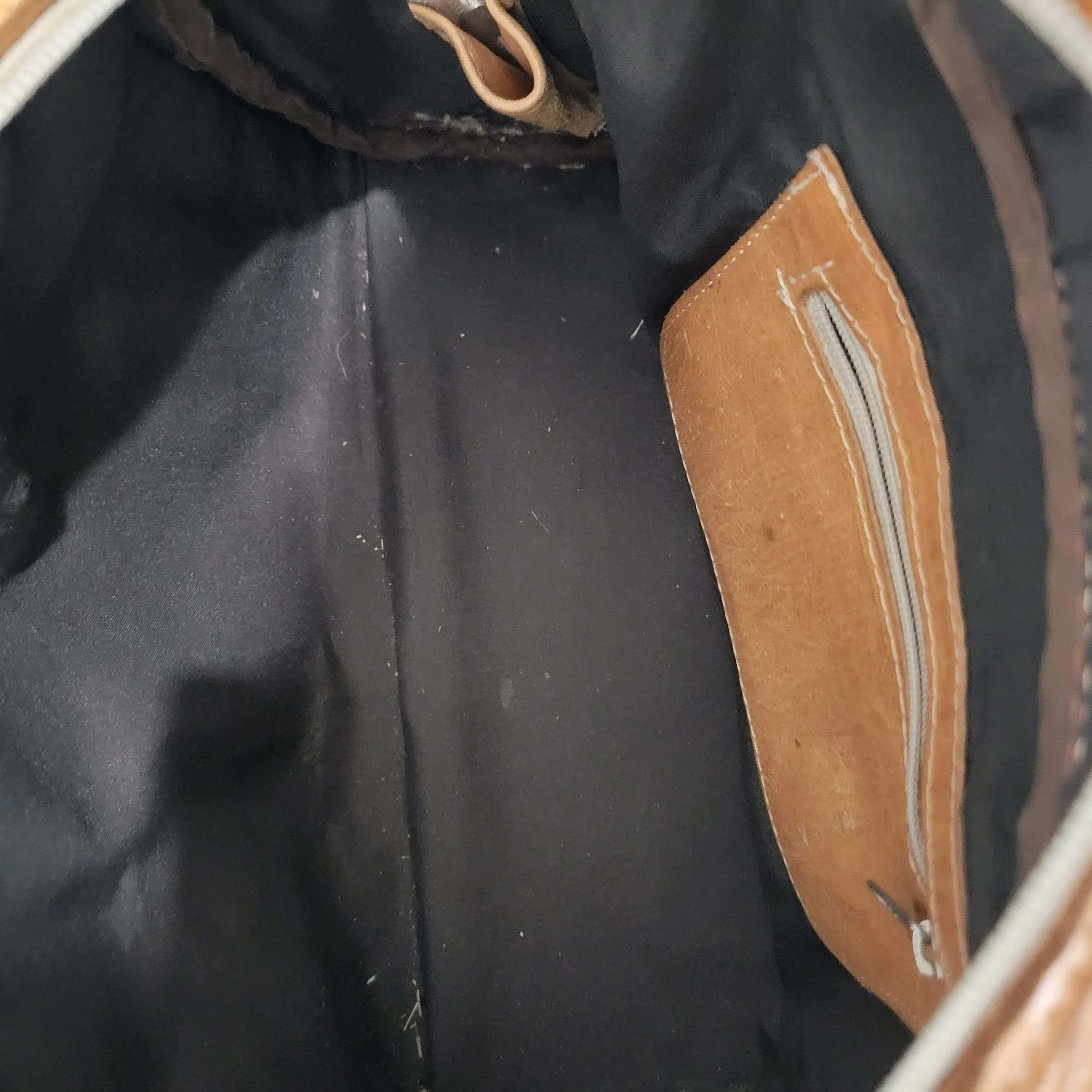 Vintage Hand Tooled Leather Bag