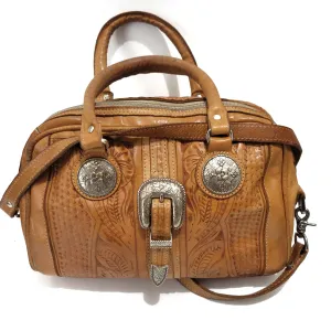 Vintage Hand Tooled Leather Bag