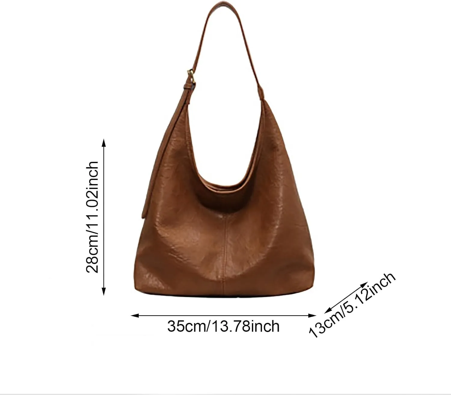Vintage Handbag Retro Bag Women's Bag Trendy One Shoulder Tote Versatile Large Capacity Armpit