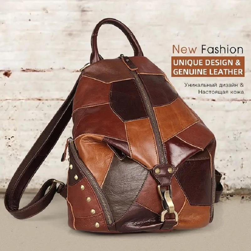 Vintage Leather Backpack