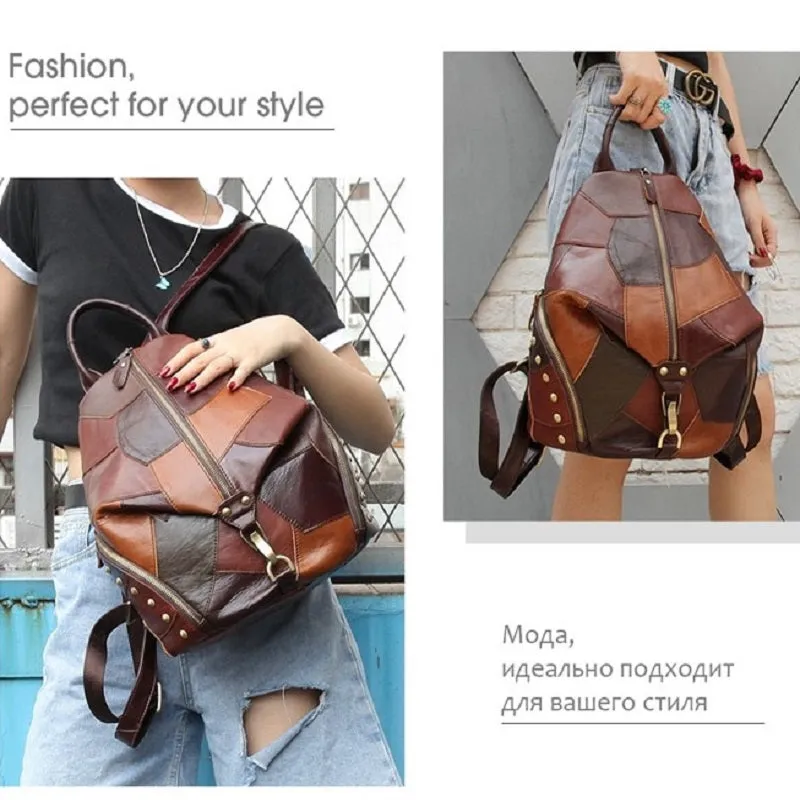 Vintage Leather Backpack