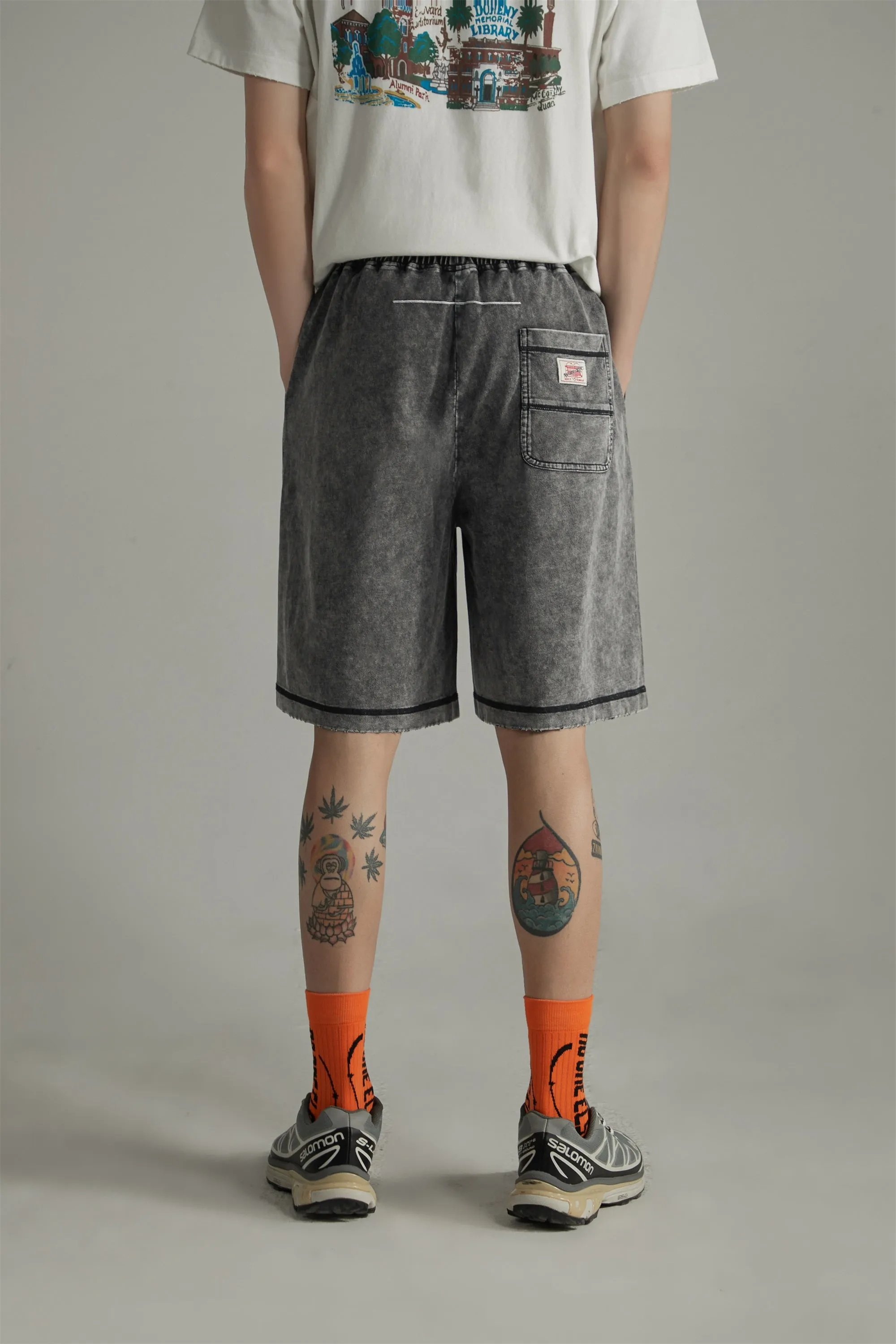 Vintage Waist Band Sport Shorts