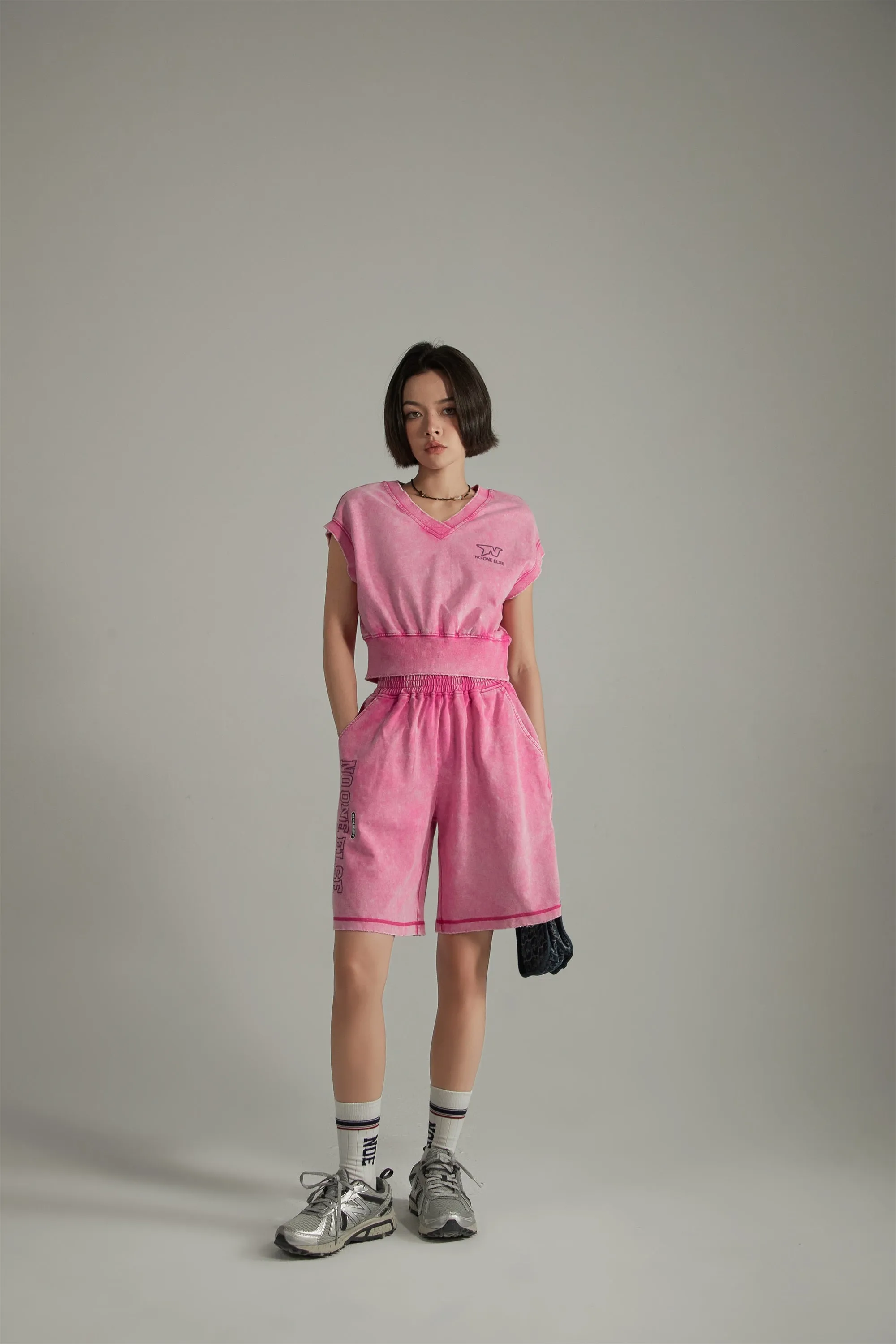 Vintage Waist Band Sport Shorts