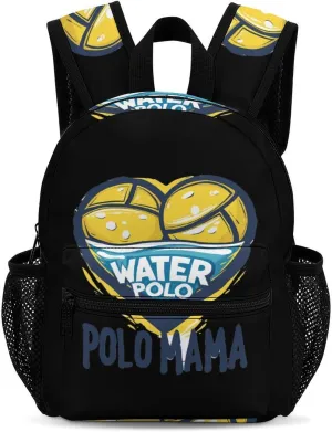 Water Polo Mama 13 Inch Backpack Waterproof Lightweight Travel Backpack Purse Hiking Daypack