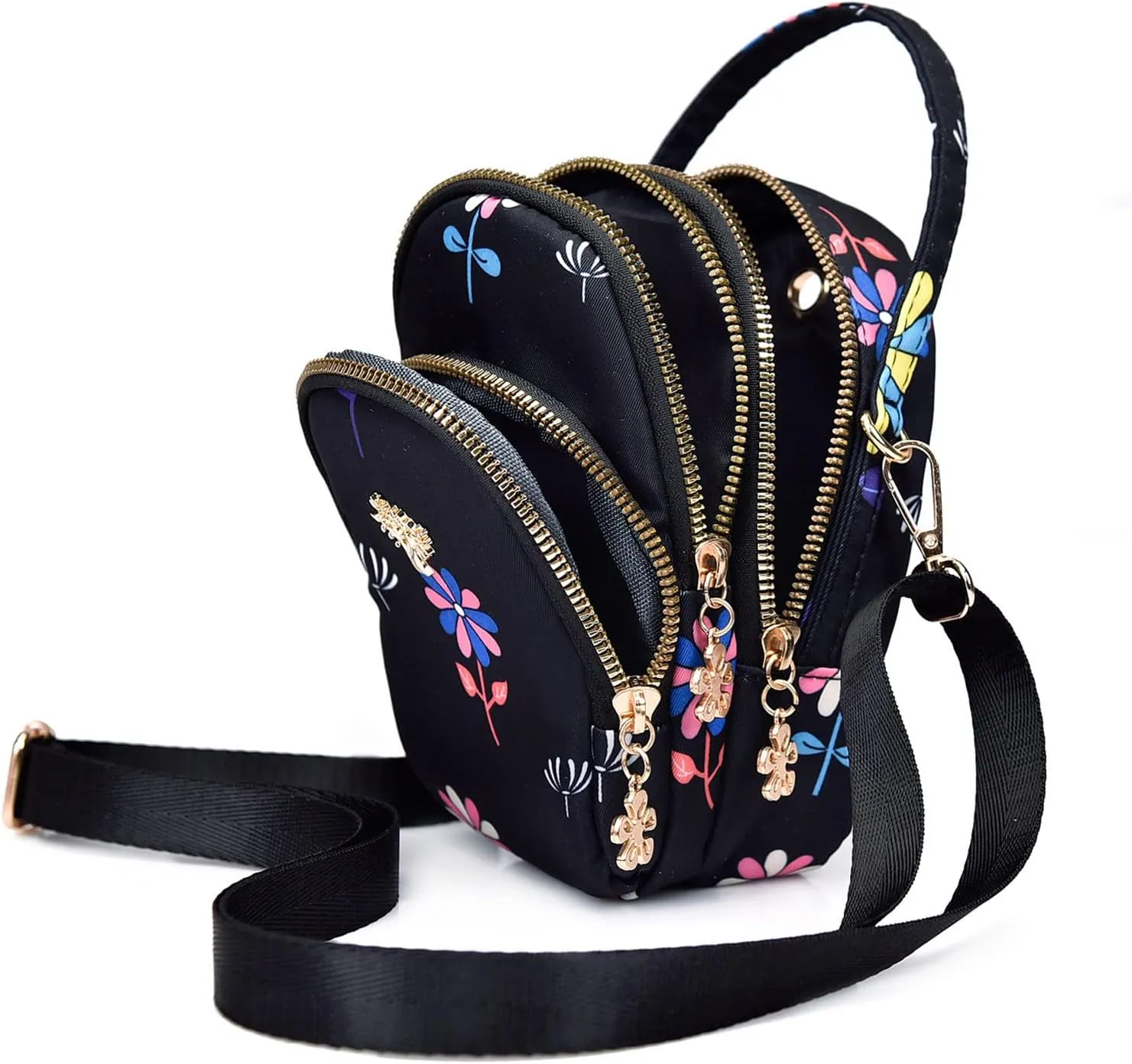 Waterproof Backpack for Men Women Women's Crossbody Travel Purses Built In Wallet Stylish Shoulder Bag(J)