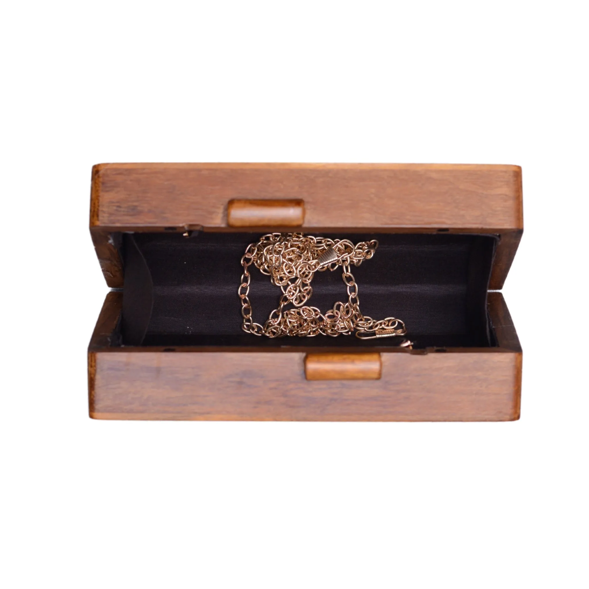 White Pearl Tassel Embellished Wooden Clutch