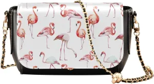 WIHVE Women's Crossbody Handbag Leather Shoulder Bag with Chain Strap