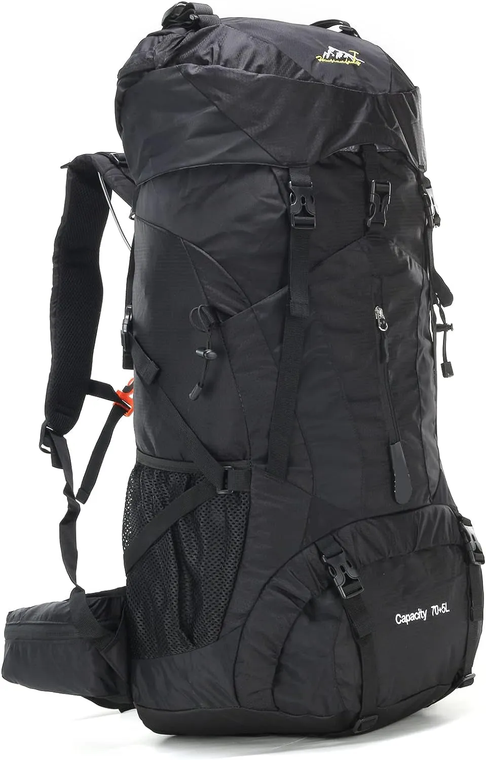 Wintming 75L Hiking Backpack with Rain Cover