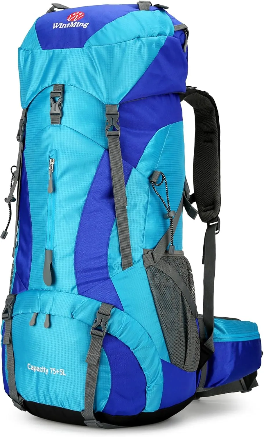Wintming 75L Hiking Backpack with Rain Cover
