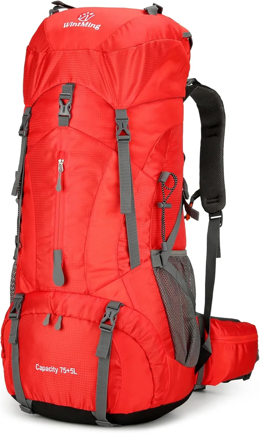 Wintming 75L Hiking Backpack with Rain Cover