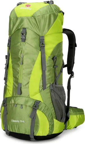 Wintming 75L Hiking Backpack with Rain Cover