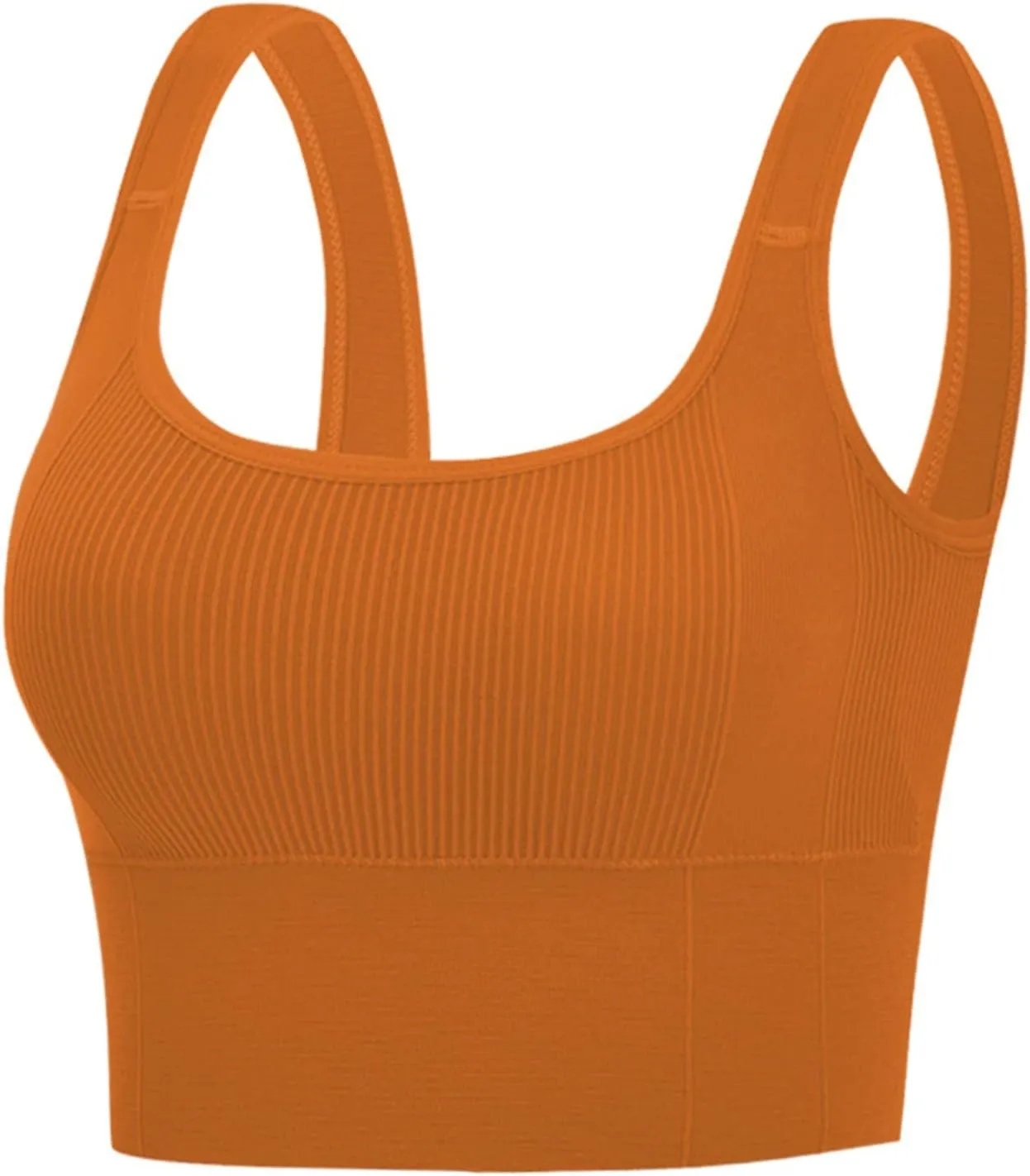 Wirefree Supportive Sports Bras for Women for Large Bust Tank Athletic Gym Sporty Sexy High Impact Workout Tank Top