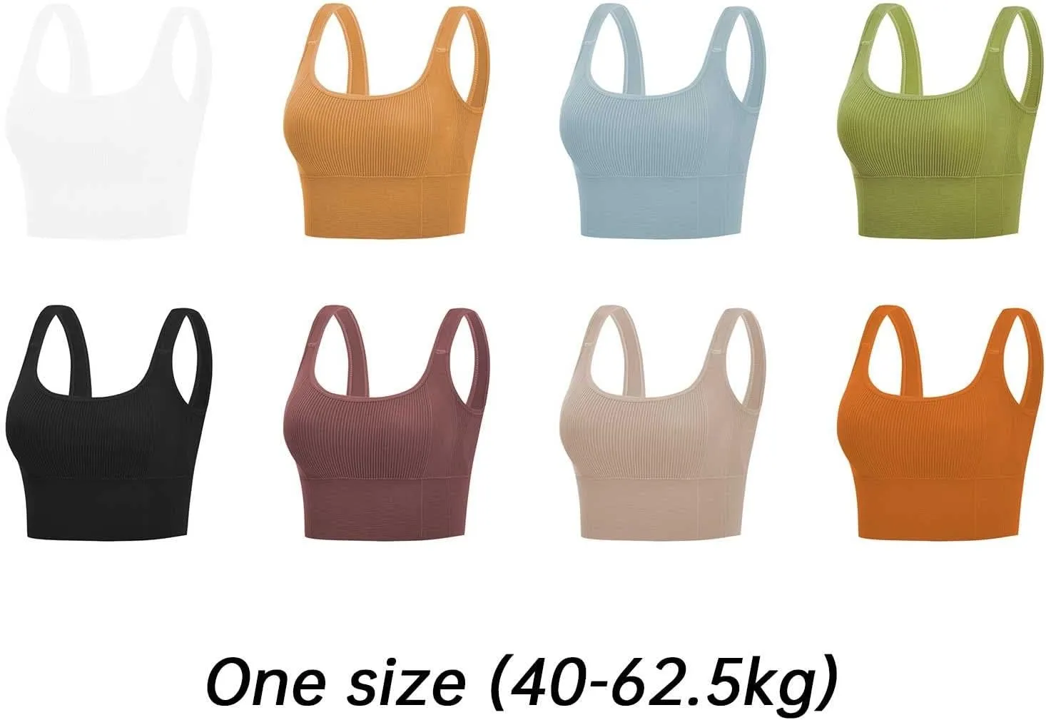 Wirefree Supportive Sports Bras for Women for Large Bust Tank Athletic Gym Sporty Sexy High Impact Workout Tank Top