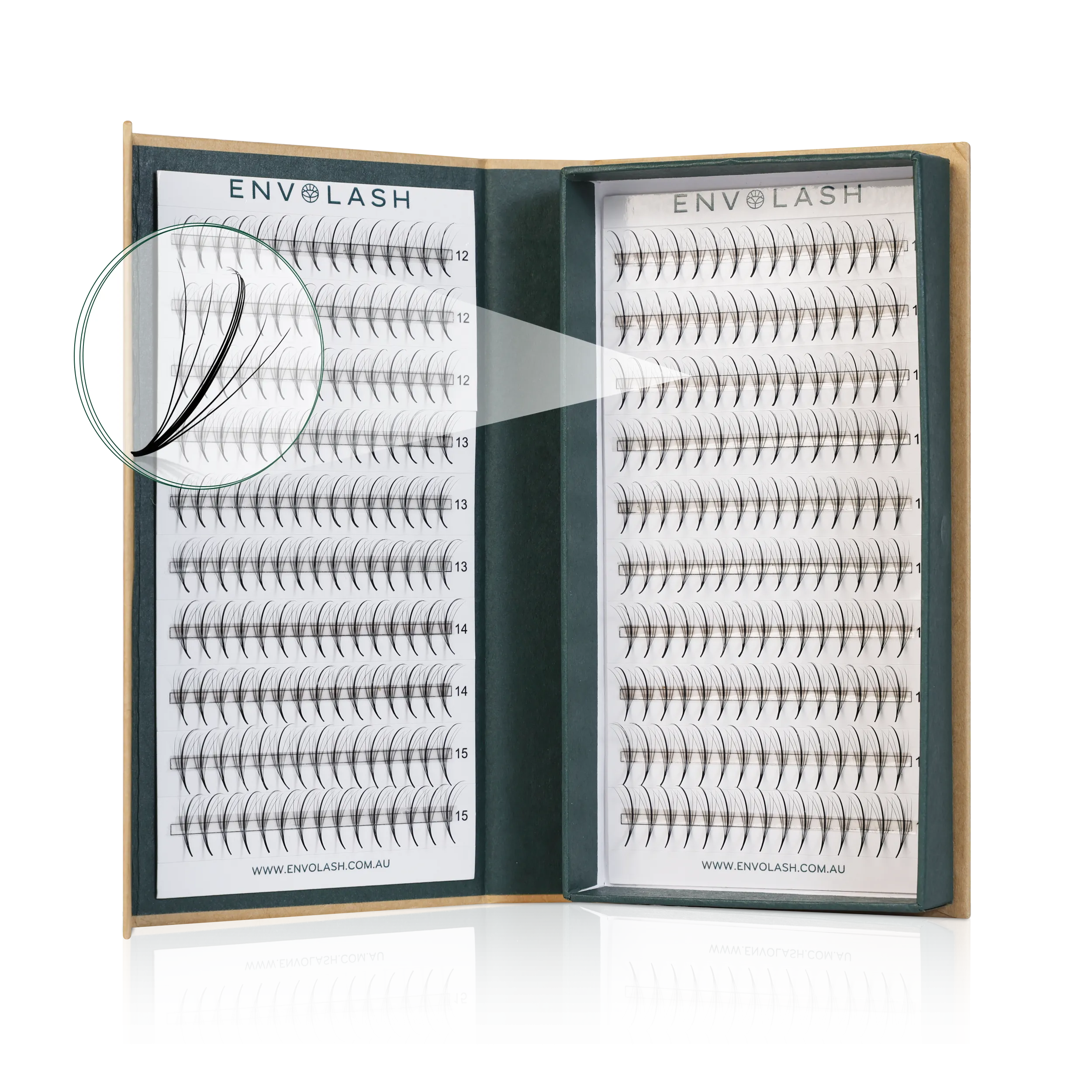 Wispy 5D ProMade  Fans - Mix Lengh - 0.07- XL Tray