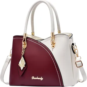 Women Handbag Large Capacity Plaid Contrast Color Middle One Shoulder Messenger Bag Bag Charms for Bags