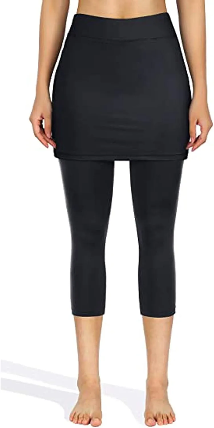 Women Legging Skirt Table Golf Skirts Sporty Sports Tight Casual Pockets High Waisted Skirted African Western