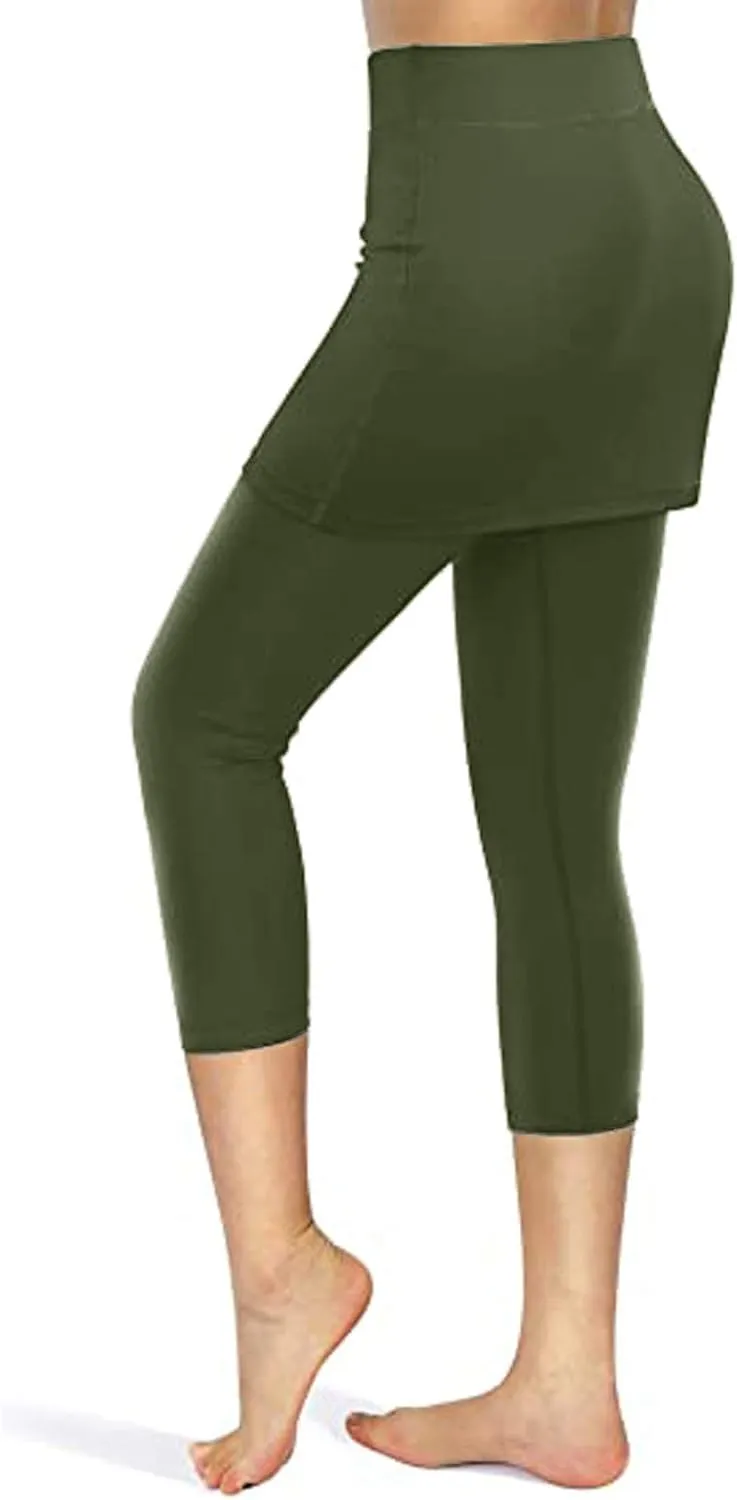 Women Legging Skirt Table Golf Skirts Sporty Sports Tight Casual Pockets High Waisted Skirted African Western