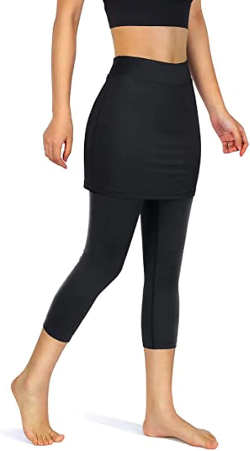 Women Legging Skirt Table Golf Skirts Sporty Sports Tight Casual Pockets High Waisted Skirted African Western