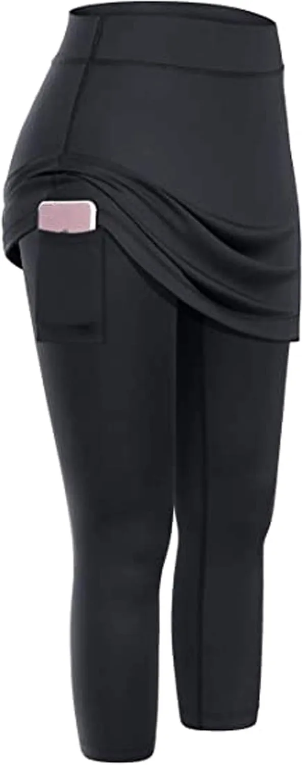 Women Legging Skirt Table Golf Skirts Sporty Sports Tight Casual Pockets High Waisted Skirted African Western