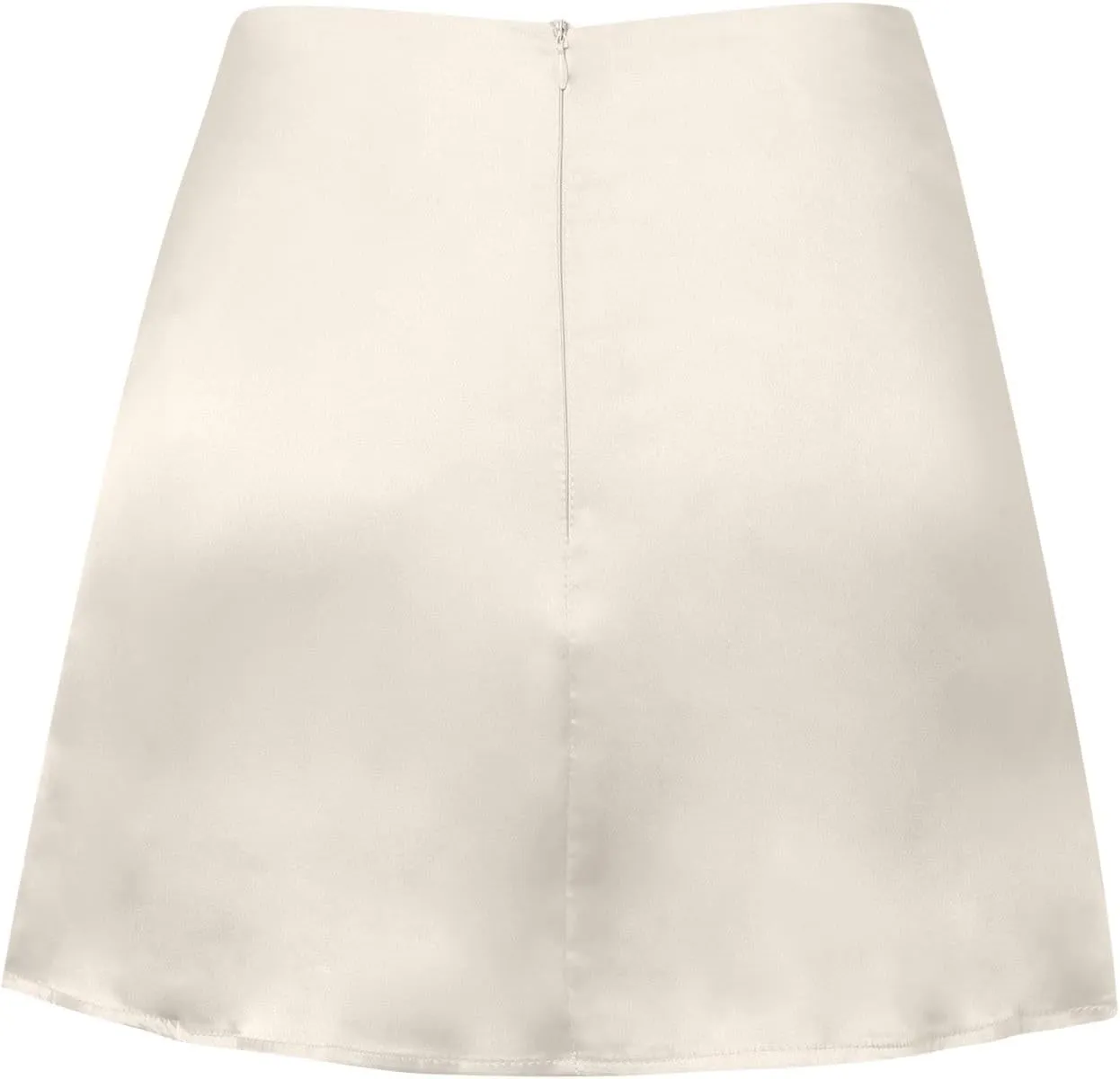 Women Sexy Mini Skirt Casual Slimming A-Line Short Skirts Elegant Basic High Waisted Skirts with Shorts Underneath