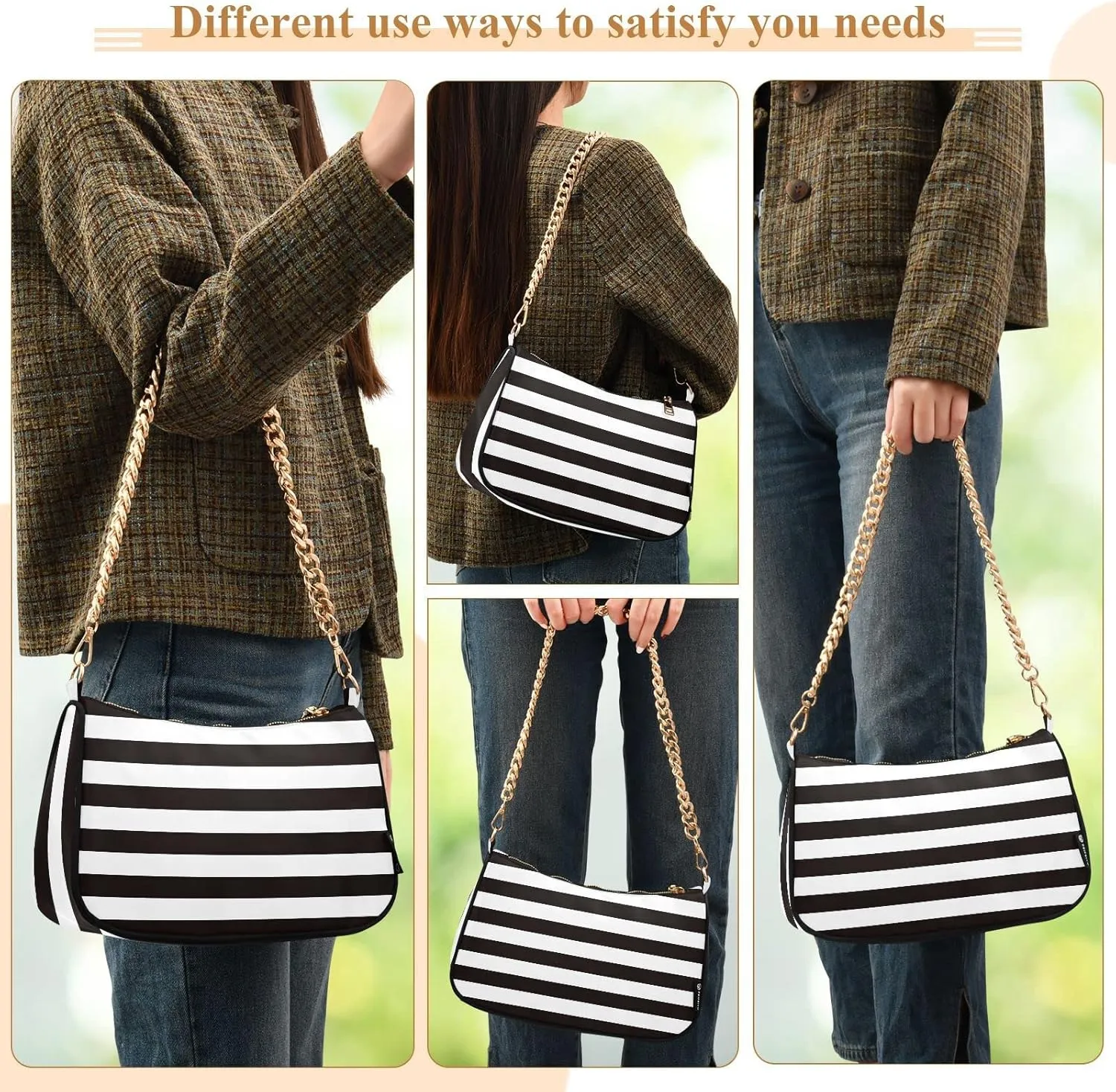 Women Shoulder Bag Crossbody Tote Handbag Chain Bag