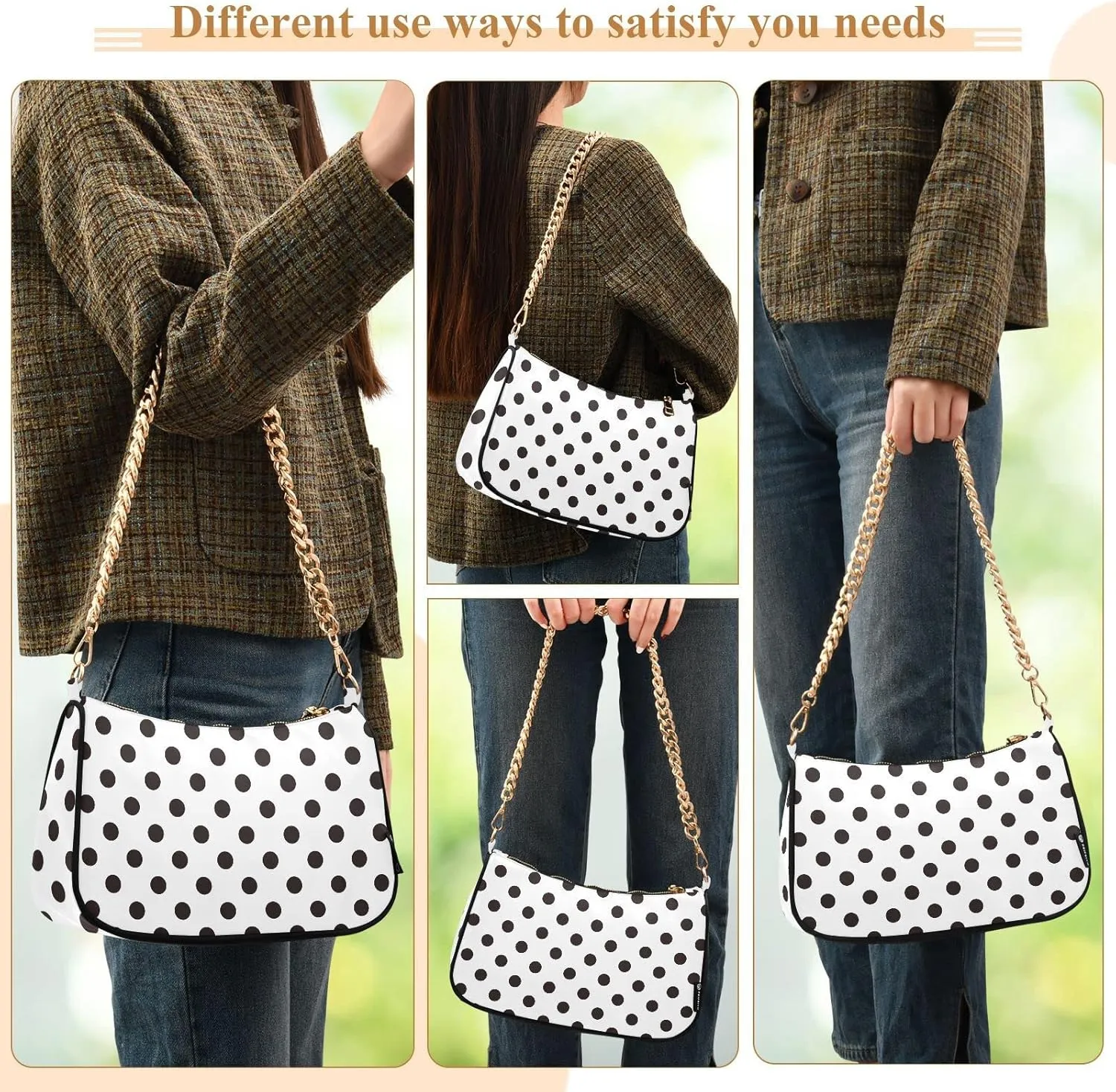 Women Shoulder Bag Crossbody Tote Handbag Chain Bag