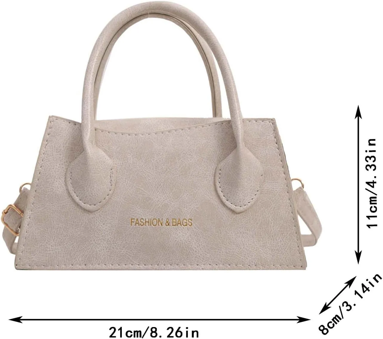 Women Shoulder Bags Fashion New Pattern Solid Color Retro Handbag Casual Messenger Bag Shoulder Sling (White, One Size)