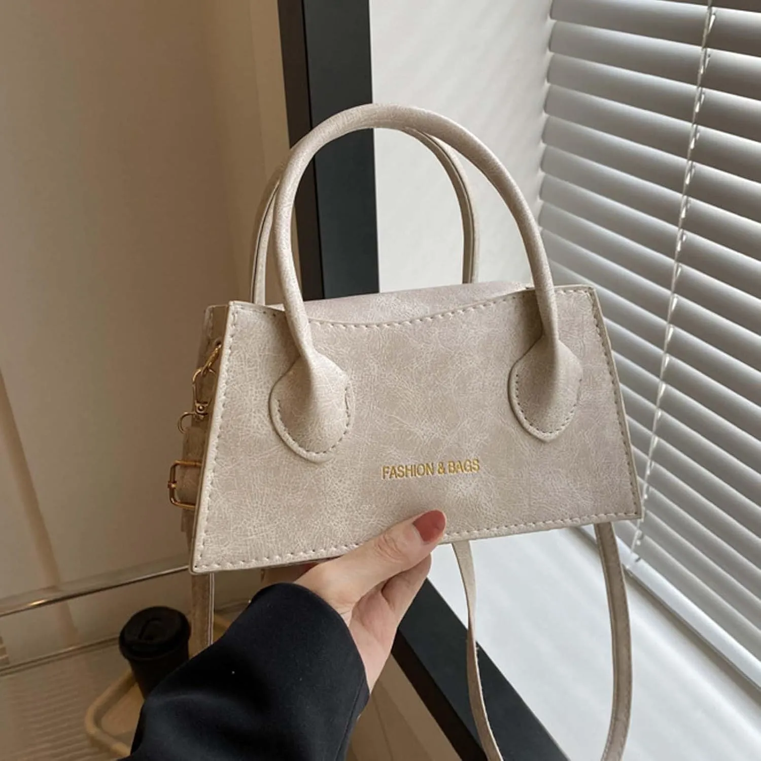 Women Shoulder Bags Fashion New Pattern Solid Color Retro Handbag Casual Messenger Bag Shoulder Sling (White, One Size)