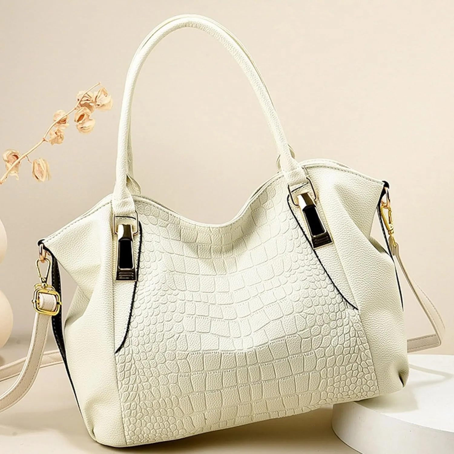 Women Shoulder Handbag Fashionable And Simple Women's Large Capacity Soft Leather Texture Casual Crossbody Bag