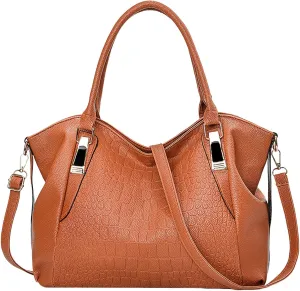 Women Shoulder Handbag Fashionable And Simple Women's Large Capacity Soft Leather Texture Casual Crossbody Bag