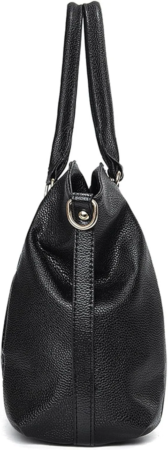 Women Shoulder Handbag Fashionable And Simple Women's Large Capacity Soft Leather Texture Casual Crossbody Bag