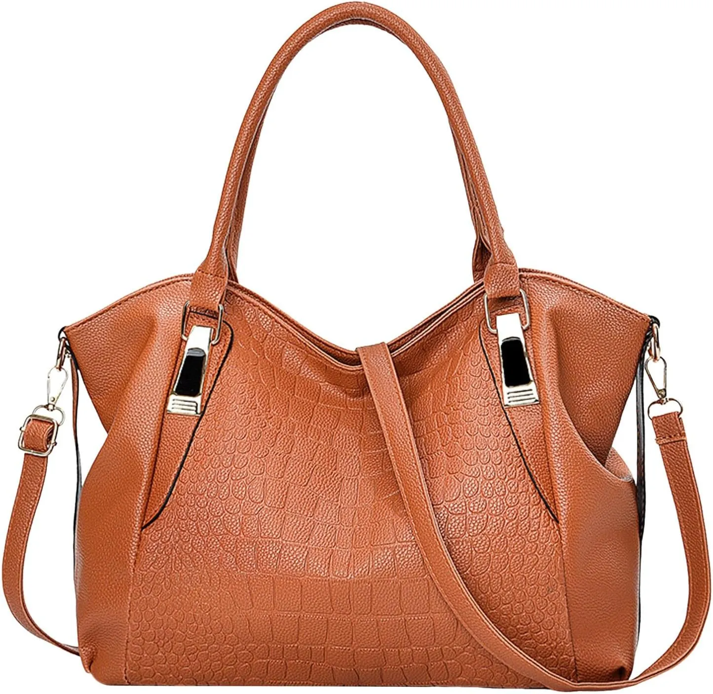 Women Shoulder Handbag Fashionable And Simple Women's Large Capacity Soft Leather Texture Casual Crossbody Bag