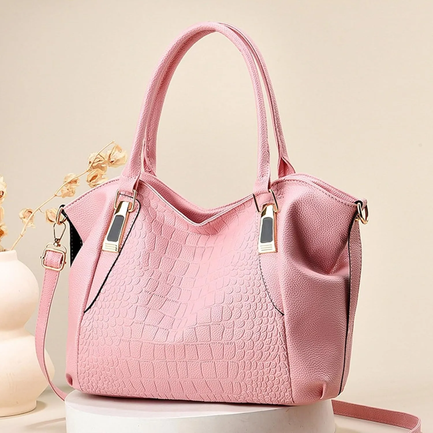 Women Shoulder Handbag Fashionable And Simple Women's Large Capacity Soft Leather Texture Casual Crossbody Bag