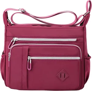 Women Shoulder Handbag Roomy Multiple Pockets Bag Ladies Crossbody Purse Fashion Tote Top Handle Shoulder (One Size)