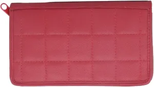 Women Wallet Leather Zipper Clutch Purses for Ladies with RFID Blocking Minimalist Quilted Design
