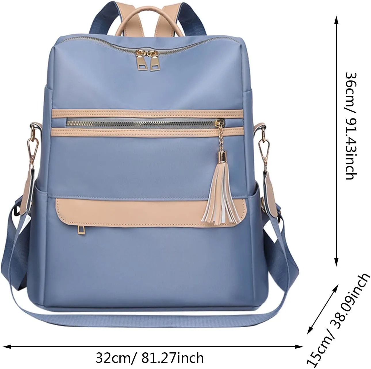 Women's Backpack Fashionable Small Schoolbag Comfortable Practical Layered Backpacks Clear Backpacks for Adults