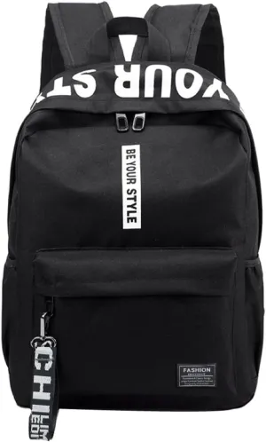Women's Backpack Fashionable Small Schoolbag Comfortable Practical Layered Backpacks Womens Purses Medium Size(Black)