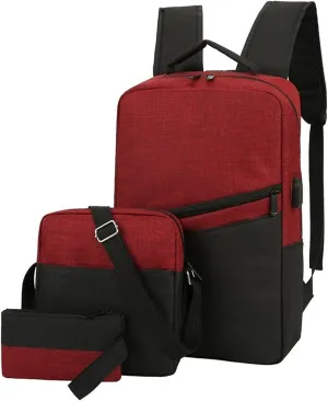 Women's Backpack Fashionable Small Schoolbag Fashion Versatile Shoulder Bags Outdoor Travel Backpack for Girls(Red)
