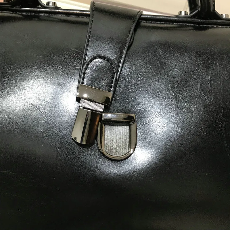 Women's Black Doctor Bag