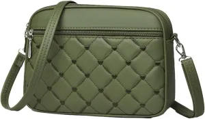 Women's Crossbody Bag Quilted Shoulder Handbg Small Purse Stachels Fashion Tote Bag Shoulder Handbags for Work Travel