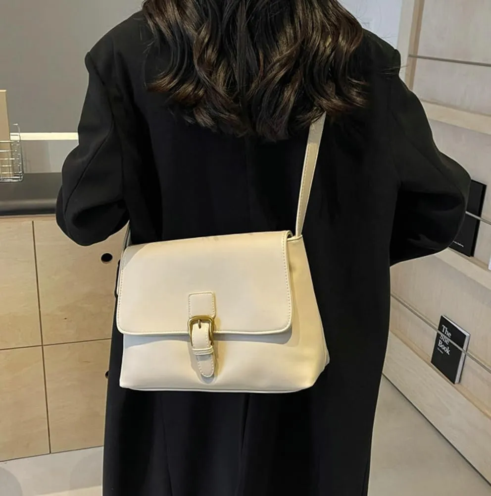 Womens Crossbody Bag With Strap Envelope Clutch Handbag PU Leather Shoulder Hobo Bag Saddle Purse Tote Bag