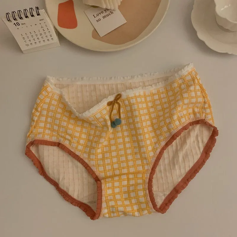Women's Cute Bowknot Underwear Set
