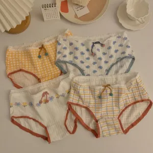 Women's Cute Bowknot Underwear Set