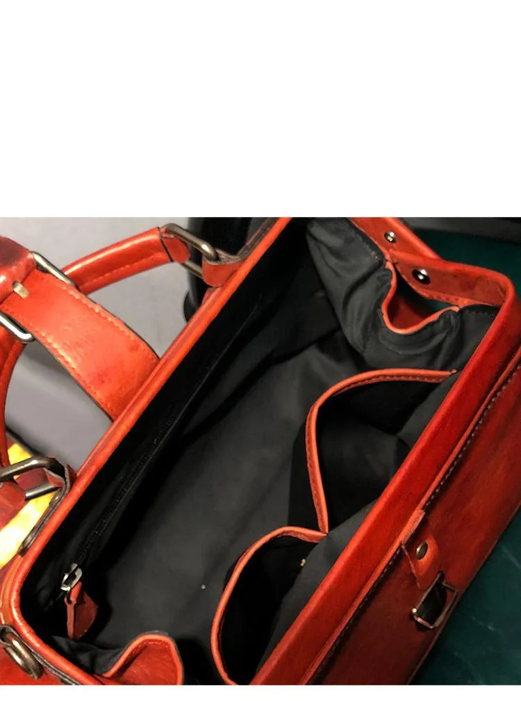 Women's Doctor Handbags Purses Doctors Bag Leather