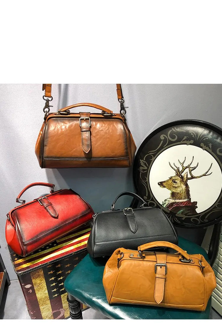 Women's Doctor Handbags Purses Doctors Bag Leather