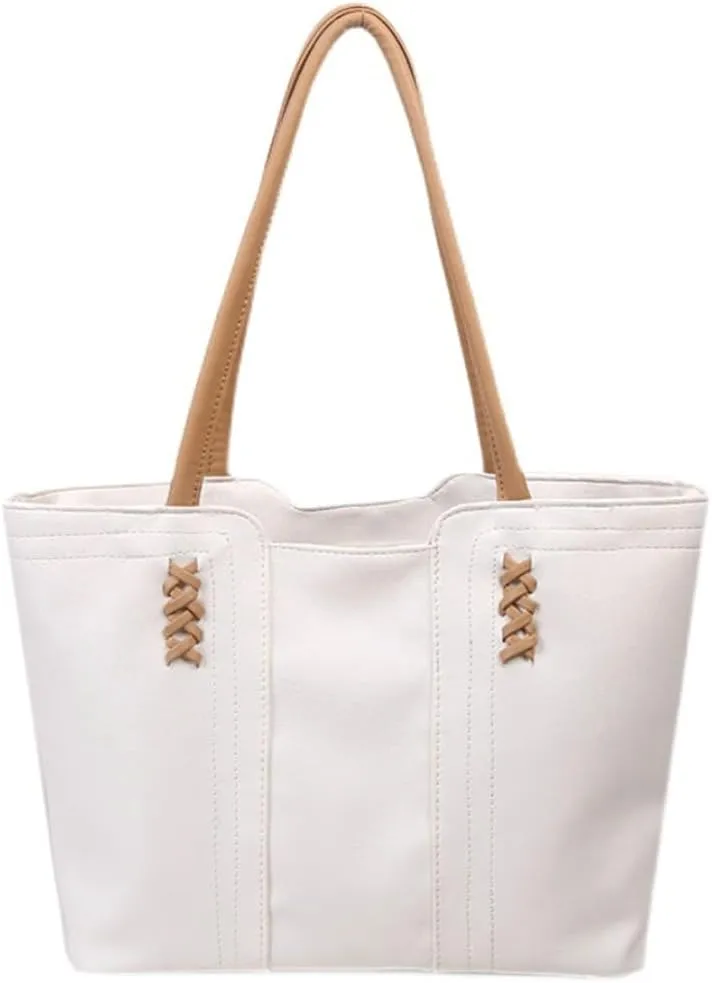 Womens Fashion Shoulder Bags Large PU Leather Tote Bag Purse Handbag Casual Work Shopping Ladies Top Handle Satchel